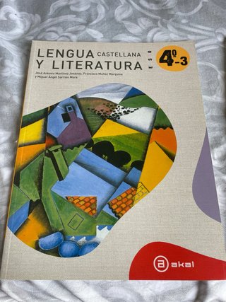 3 libros lengua (1,2 y 3 trimestre) 4 eso