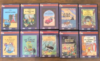 Colección 10 DVDs Las Aventuras de Tintín
