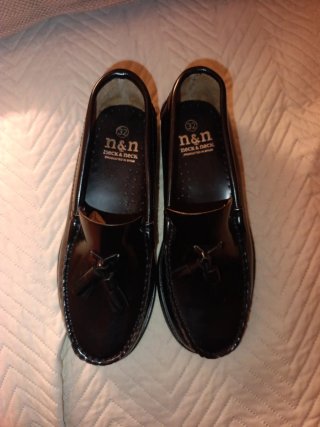 Mocasines Castellanos N&N Niños Negro