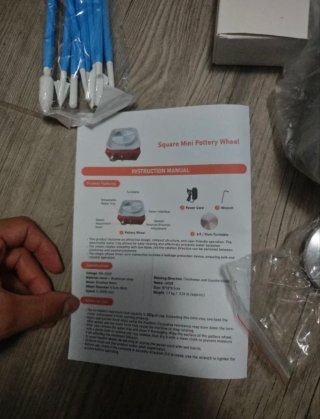 Mini Torno Cerámica Eléctrico 2000RPM - NUEVO!!
