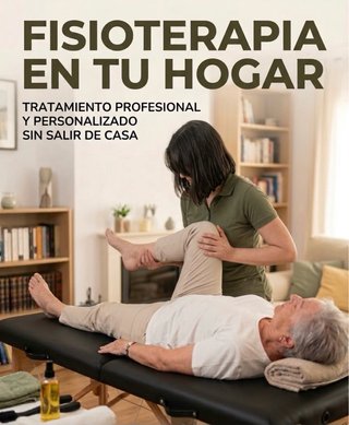 Fisioterapia a domicilio (fisioterapeuta colegiada