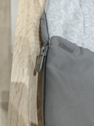Saco Bugaboo Gris Mineral Invierno