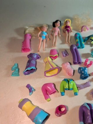 Lote Polly Pocket Ropa y Accesorios