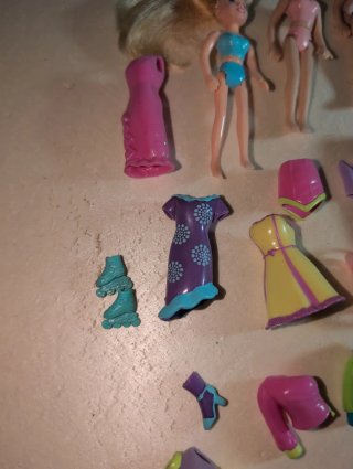 Lote Polly Pocket Ropa y Accesorios