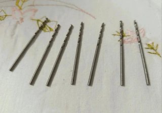 7 Brocas HSS 1.75 mm