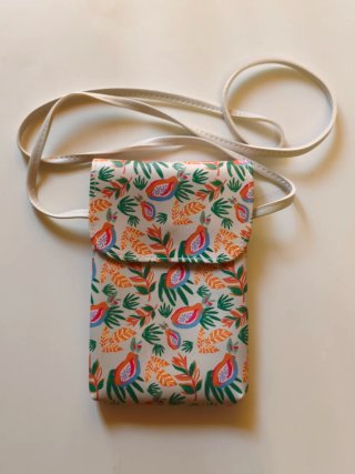 Bolso infantil piel estampado frutas