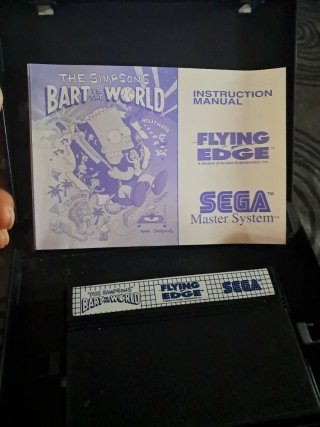 Lote 2 giochi Simpsons Sega Master System