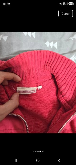 Chaqueta Quiksilver Roja
