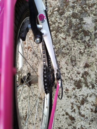 Bicicleta Topbike Teens 20 - Rosa y blanca
