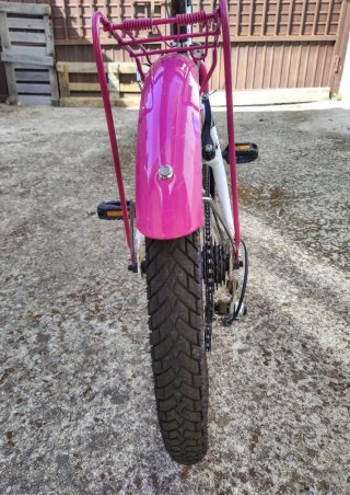 Bicicleta Topbike Teens 20 - Rosa y blanca