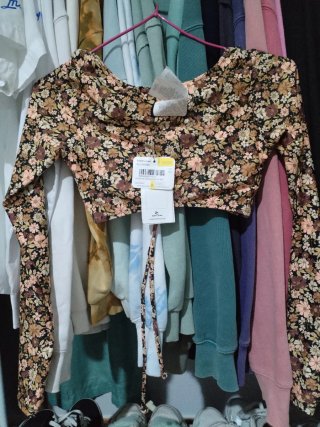 Top floral manga larga Rip Curl