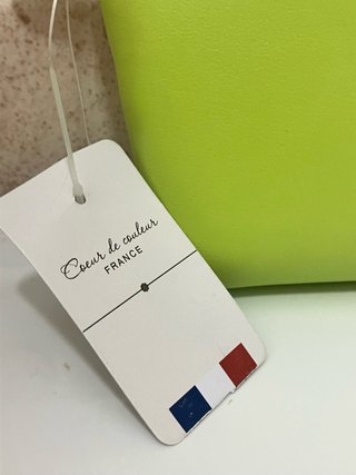 Neceser Coeur de France verde lima