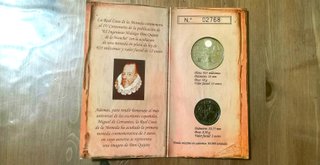 Moneda 12€ + 2. Don Quijote 2005. Cartera.