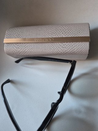 Gafas de sol Jimmy Choo negras y beige