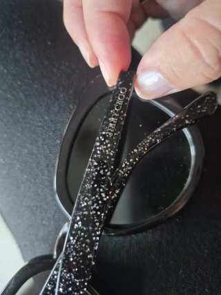 Gafas de sol Jimmy Choo negras y beige