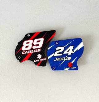 Protector piñón Suzuki LTR 450. Incluye casquillos