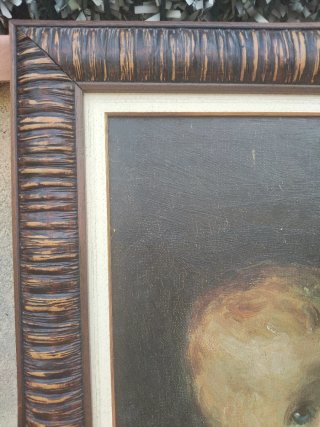 Cuadro Vintage marco madera maciza Gari Melchers