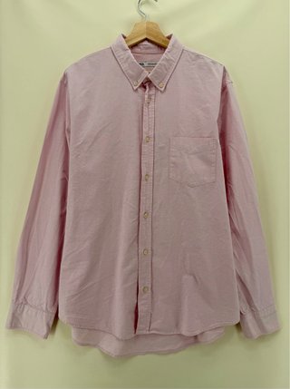 Camisa Oxford Zara Rosa Hombre XXL