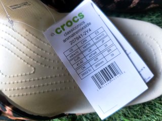 Chanclas Crocs Clásicas Estampado Leopardo