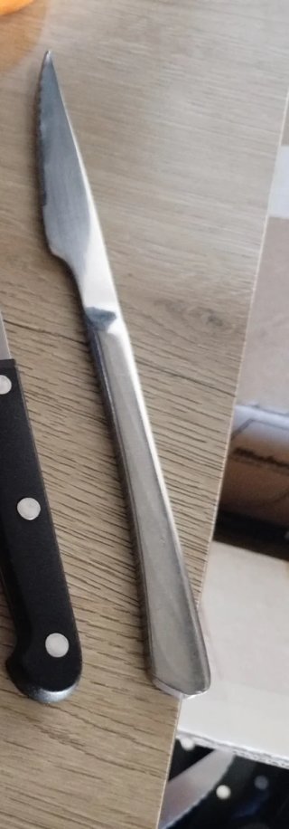 Cuchillo de sierra acero inox