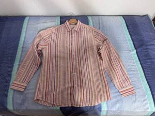 Camisa Springfield Lino Rayas Multicolor