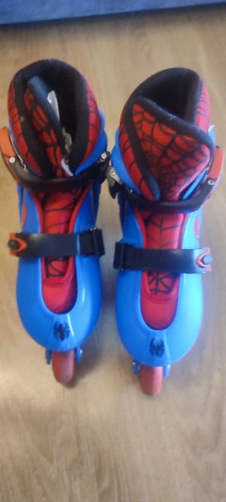 Patines Spiderman Ajustables Talla 27-30