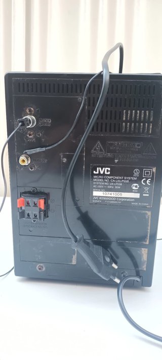 Lote altavoces y micro cadena JVC
