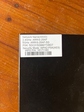 Router Arris TG2492