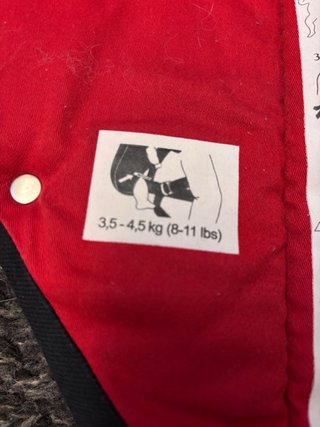 Mochila Portabebés BabyBjörn Negra/Roja