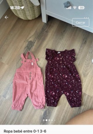 Lote Ropa Bebé Niña 0-3 Meses