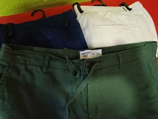 3 Pantalón Corto Springfield Lino XL
