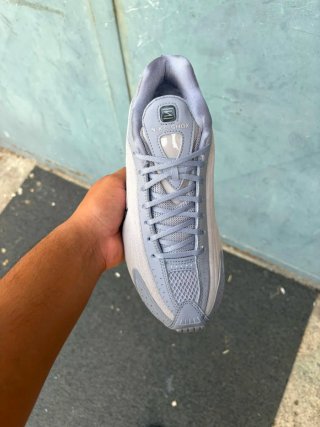 Nike Shox R4 Grigio Argento