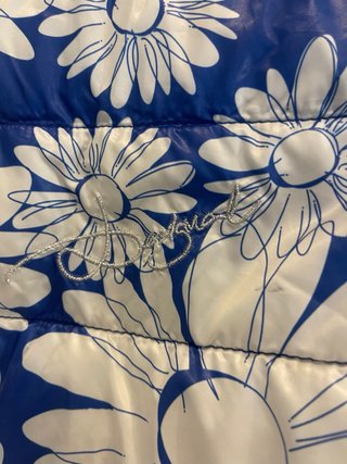 Chaqueta Desigual flores azul/blanco T40