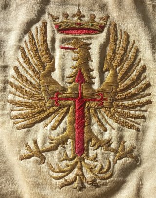 Bandera bordada artillería 1940
