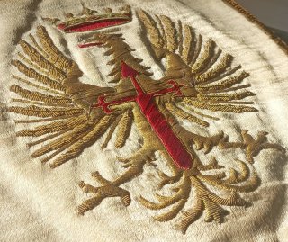 Bandera bordada artillería 1940