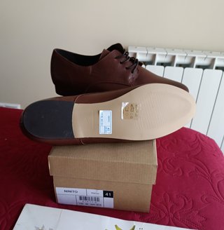 Derbies Ninito Piel Marrón Talla 41 de 149€