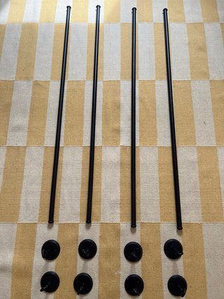 Barra Cortina Zara Home Negra