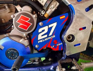 Protector Piñón Suzuki LTZ 400. Incluye casquillos