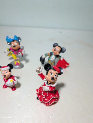 Figuras Mickey y Minnie Colección Antiguas