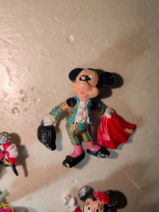 Figuras Mickey y Minnie Colección Antiguas
