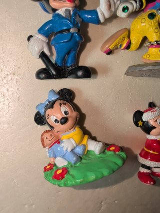 Figuras Mickey y Minnie Colección Antiguas