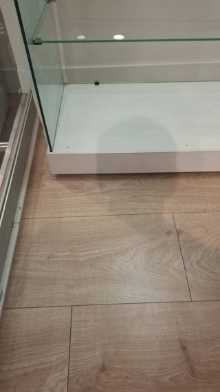 Estantería cristal 5 baldas 180x90x45