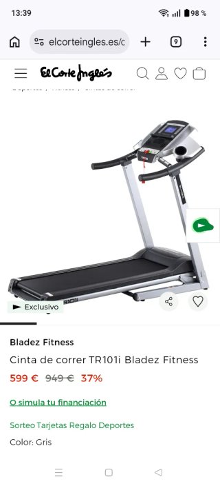 Cinta de Correr Bladez TR101i