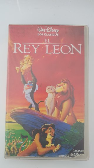 El Rey Leon VHS Pelicula Disney