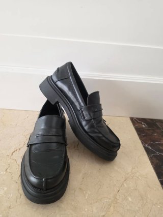 Mocasines Zara Vestir Antifaz Negros