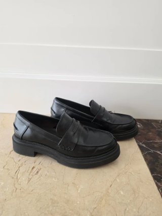 Mocasines Zara Vestir Antifaz Negros