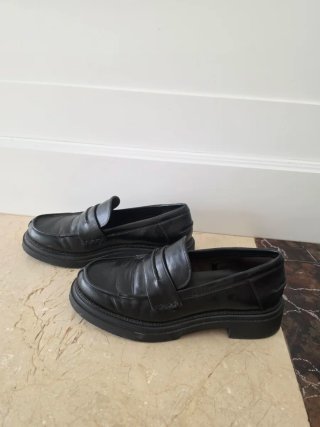 Mocasines Zara Vestir Antifaz Negros