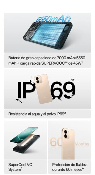 Oppo A6 +cargador +auri(256G)