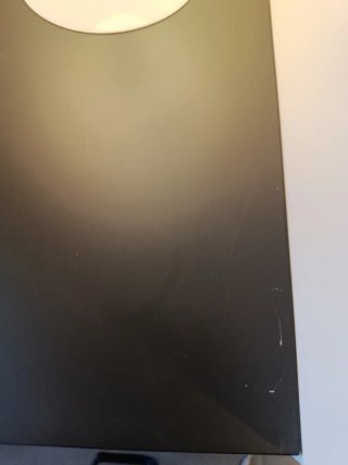 Mesita de noche VIKHAMMER IKEA negra