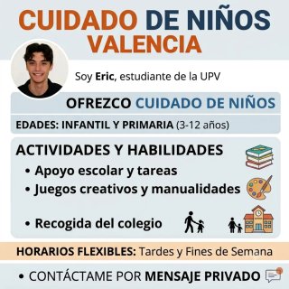 CUIDADO NIÑOS VALENCIA